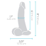Фалоімітатор B-Vibe Slipskin Curvy 8 Inch, темно-тілесний - Фото №10 Фалоімітатор B-Vibe Slipskin Curvy 8 Inch, темно-тілесний - Фото №10