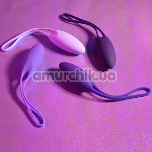 Набір вагінальних кульок Evolved Playboy Pleasure Put In Work, фіолетовий