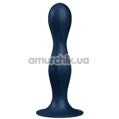 Фаллоимитатор Satisfyer Double Ball-R, синий - Фото №1