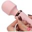 Универсальный вибромассажер с подогревом Crushious Jinx, розовый - Фото №7