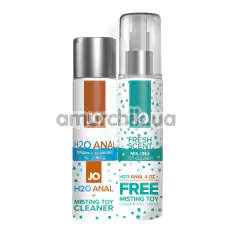 Набор JO Limited Edition Promo Pack: JO H2O Anal + JO Misting Fresh Scent Toy Cleaner - Фото №1