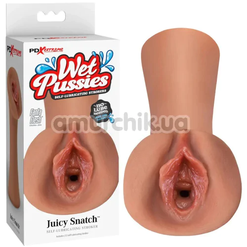 Штучна вагіна PDX Extreme Wet Pussies Juicy Snatch, світло-коричнева