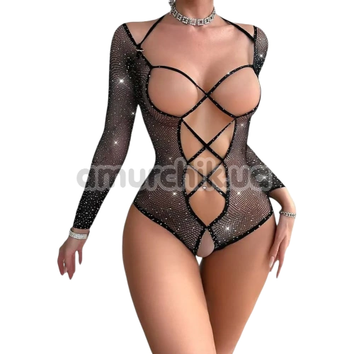 Боді JSY Sexy Lingerie WW7203, чорне - Фото №1
