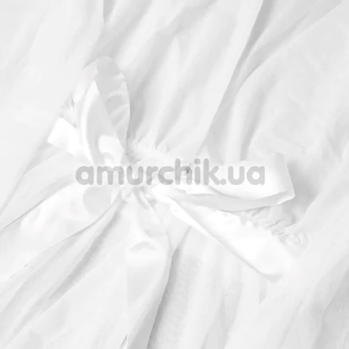 Пеньюар Star Night Sensual Ruffle Night Robe, белый