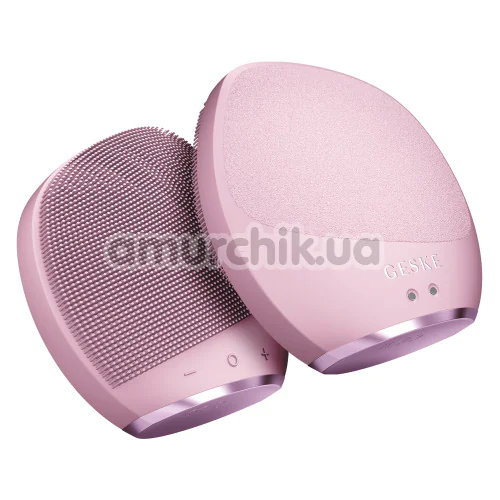 Ультразвуковая щетка для тела Geske Sonic Body Brush 7 in 1, светло-розовая