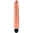 Вибратор King Cock 10 Vibrating Stiffy, телесный - Фото №1