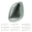 Ультразвуковой массажер-маска для лица Geske Sonic Warm & Cool Mask 9 in 1, зеленый - Фото №10