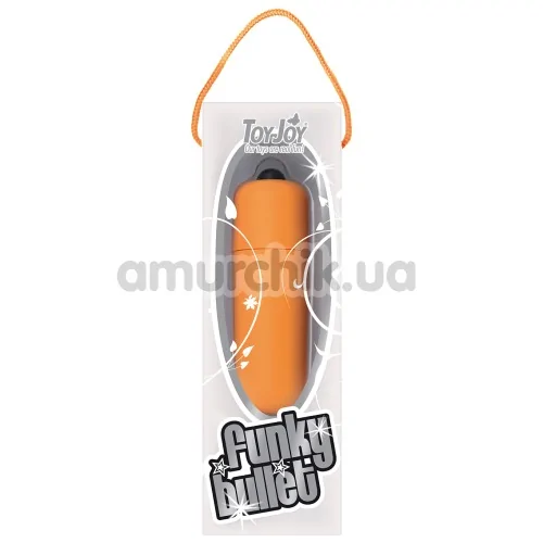 Клиторальный вибратор Funky Bullet, оранжевый