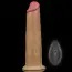 Вибратор с ротацией Dual-Layered Silicone Nature Cock LV410210, телесный - Фото №17