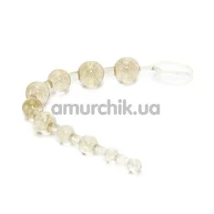 Анальная цепочка Extreme Pure Gold X-10 Beads, золотая - Фото №1