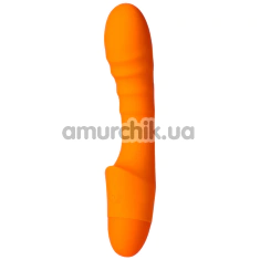 Вібратор для точки G So Divine Pash Ribbed Vibrator, помаранчевий - Фото №1