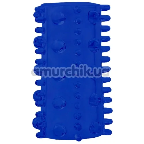Набір з 7 насадок на пеніс Get Lock Penis Sleeve Kits, синій