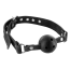 Кляп Fetish Tentation Premium Leather Gag With Stiff Ball, чорний - Фото №1