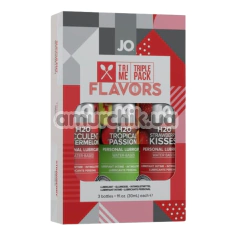 Набор оральных лубрикантов JO TriMe Triple Pack Flavors - Фото №1
