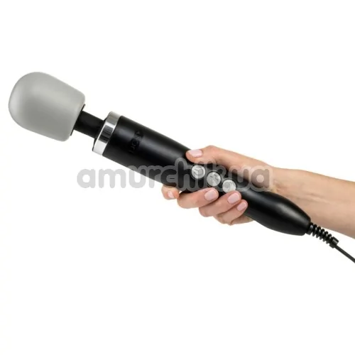 Універсальний вібромасажер Doxy Plug-In Vibrating Wand Massager, чорний