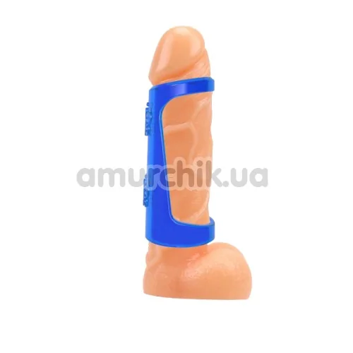 Ерекційне кільце Get Lock Double Girth Cages, синє