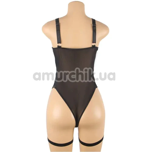 Боди с подвязками Star Night Sexy Lace Strap Teddy, черное