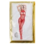 Комбінезон Star Night Neck Open Bra Bodystocking, червоний - Фото №6