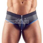 Трусы мужские с открытыми ягодицами Svenjoyment Underwear Jock 2120216, черно-синие - Фото №1