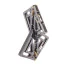 Зажимы для сосков Lockink Adjustable Metal Nipple Clamps with Heavy Pendant, серые - Фото №5