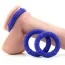Набір ерекційних кілець Posh Silicone Love Rings, 3 шт., фіолетовий - Фото №7