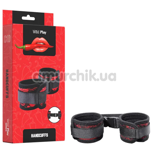 Фиксаторы для рук Wild Play Handcuffs С16, черные