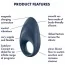 Виброкольцо Satisfyer Mighty One Ring Vibrator, синее - Фото №9