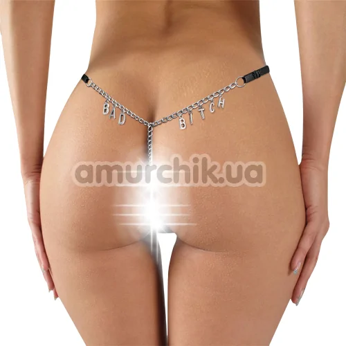 Трусики-стринги Art of Sex Bad Bitch, черные