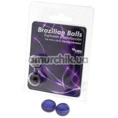 Лубрикант з ефектом вібрації Brazilian Balls Electric Vibration, 2 шт - Фото №1