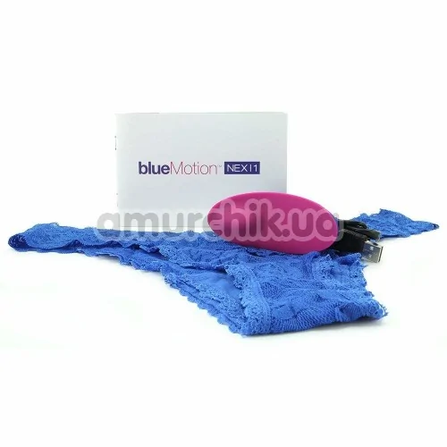 Клиторальный вибратор OhMiBod BlueMotion Nex 1, голубой