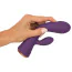 Вібратор Super Soft Double Layer Silicone Rabbit Vibrator, фіолетовий - Фото №10
