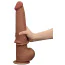 Фалоімітатор Sliding-Skin Dual Layer Dong King Sized 13.5, світло-коричневий - Фото №9