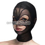 Маска Feral Feelings Hearts Mask - відкриті рот і очі, чорна - Фото №1