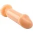Анальный фаллоимитатор Prof. Jason C Larger Slim Dildo 6.5, телесный - Фото №3
