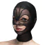 Маска Feral Feelings Hearts Mask - відкриті рот і очі, чорна - Фото №1