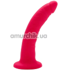 Фалоімітатор Alume Curved Realistic Silicone Dildo, рожевий - Фото №1