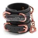Фіксатори для рук Bondage Couture Wrist Cuffs, чорні - Фото №1