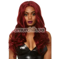 Перука Leg Avenue Long Wavy Center Part Wig, бордова - Фото №1