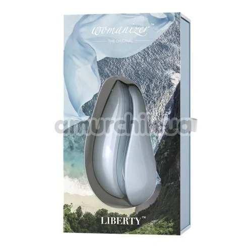 Симулятор орального сексу для жінок Womanizer Liberty, блакитний
