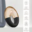 Массажер для глаз Geske Cool & Warm Eye Massager 7 in 1, серый - Фото №11
