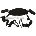 Фіксатори для рук і ніг Fetish Ankle and Wrist Straps, чорні - Фото №1