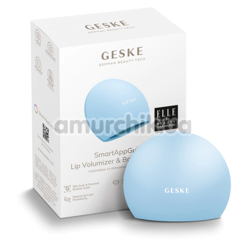 Устройство для увеличения объема губ Geske Lip Volumizer & Booster Big 4 in 1, голубое