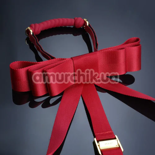Бондажный набор Upko Bowknot Hogtie Portable Bondage Gear, красный
