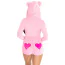 Комбинезон Leg Avenue Sweetheart Bear Velvet Romper, розовый - Фото №4