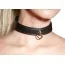 Нашийник Bad Kitty Naughty Toys Collar з маленьким кільцем, чорний - Фото №2