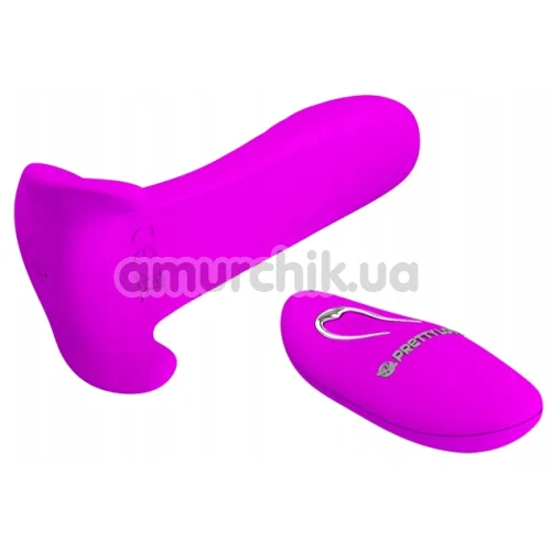 Вібратор для клітора і точки G Pretty Love Remote Control Massager, фіолетовий