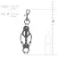 Зажимы для сосков Easy Toys Clover Clamps Snap Hook, серебряные - Фото №4