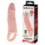 Насадка на пенис с вибрацией Men Extension Triggered Vibration 026210A-1, телесная - Фото №8