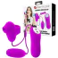 Симулятор орального секса для женщин с вибрацией Pretty Love Suction & Vibro Bullets, фиолетовый - Фото №11