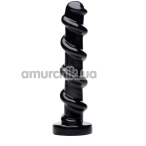 Анальний фалоімітатор Master Cock Mighty Screw 9.5 inch Dildo, чорний - Фото №1
